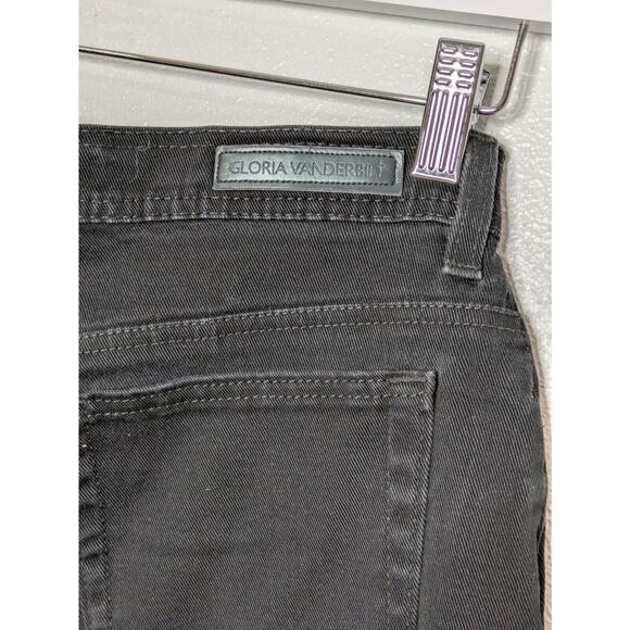 Gloria Vanderbilt Amanda Jeans Women's 10 Black Denim Stretch Straight Leg - Picture 6 of 8